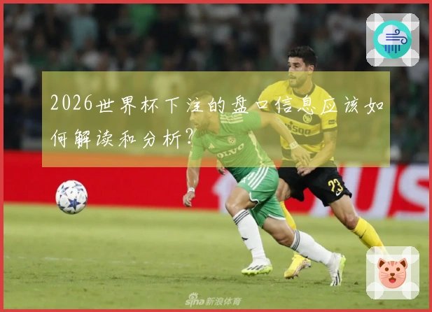 2026世界杯下注的盘口信息应该如何解读和分析？