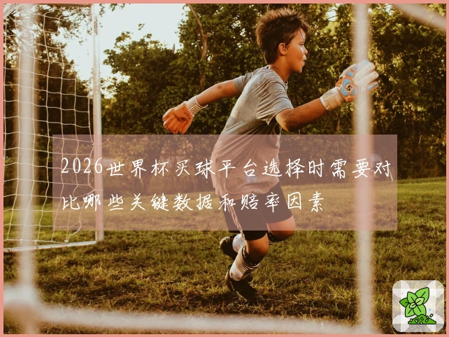 2026世界杯买球平台选择时需要对比哪些关键数据和赔率因素